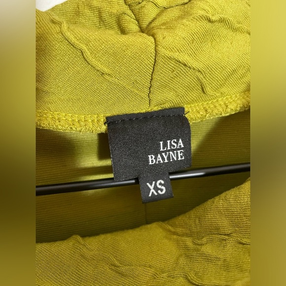 Lisa Bayne Ripple Astra Top #A169167 Made in USA Size XS $158 MSRP - Picture 6 of 8